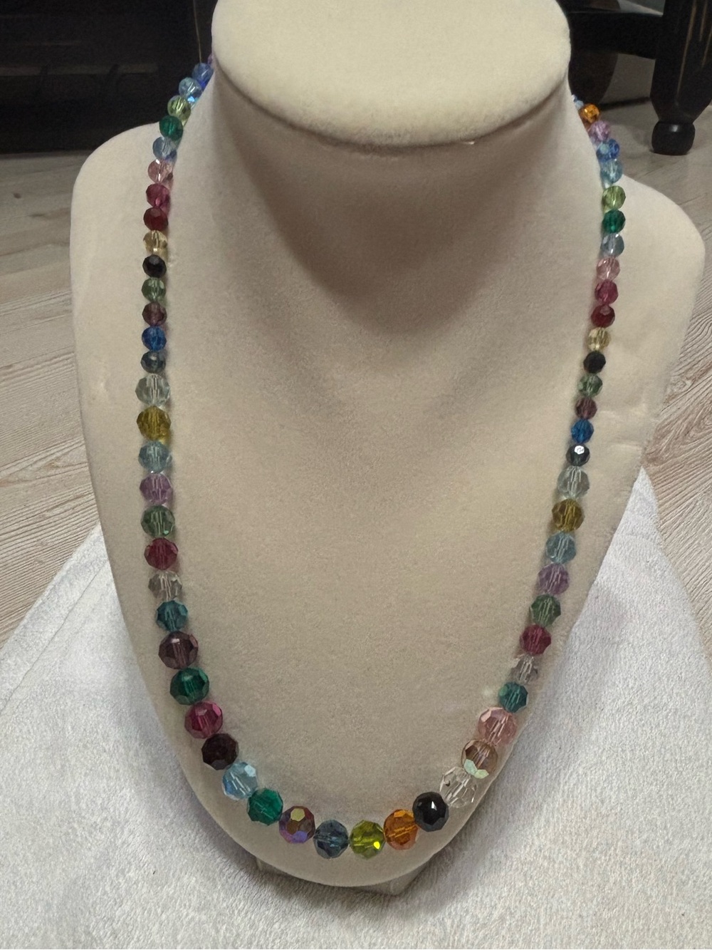 Emily Ray Austrian Crystals and Sterling Silver Necklace